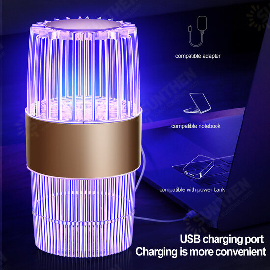 USB Power Supply Mute Mosquito Repellent Lamp Physical Photocatalyst Mosquito Killer Lamp