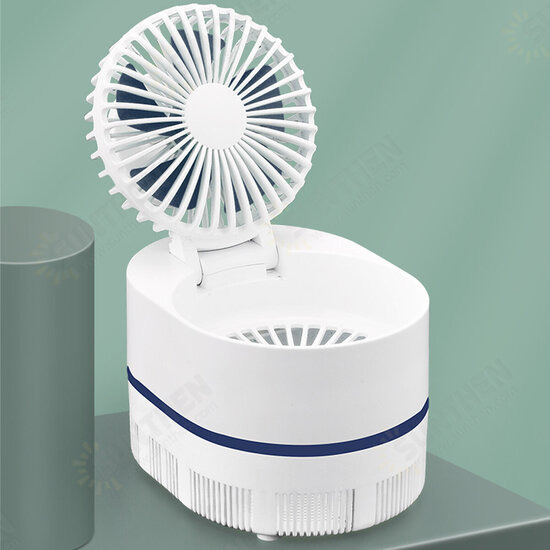 H35844 Mosquito Eradicatio Desktop Fan 3 Gears Wind Speed LED Light Cooling Fans USB Charging Mosquito Killer Fan