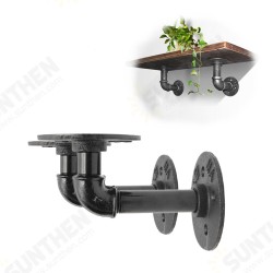 2pcs Household Wall Mounted Shelf Holders Flange Pipe Pipe Shelf Bracket 2pcs Household Wall Mounted Shelf Holders Flange Pipe Pipe Shelf Bracket