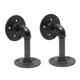 2pcs Household Wall Mounted Shelf Holders Flange Pipe Pipe Shelf Bracket