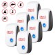 Multi-function Ultrasonic White Mosquito Repellent Blue Night Light Pests Repellent