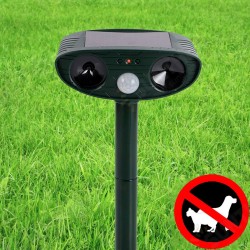 Outdoor Garden Solar Ultrasonic Repeller PIR Pest Animal Mouse Fox Cat Dog Repellent Outdoor Garden Solar Ultrasonic Repeller PIR Pest Animal Mouse Fox Cat Dog Repellent