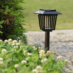 Solar Powered Mosquito Pest Zapper Lantern LED Lamp Light Solar Powered Mosquito Pest Zapper Lantern LED Lamp Light