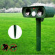 Ultrasonic Solar Power Pest Animal Repeller Repellent Cat dog Bird Mouse Fox