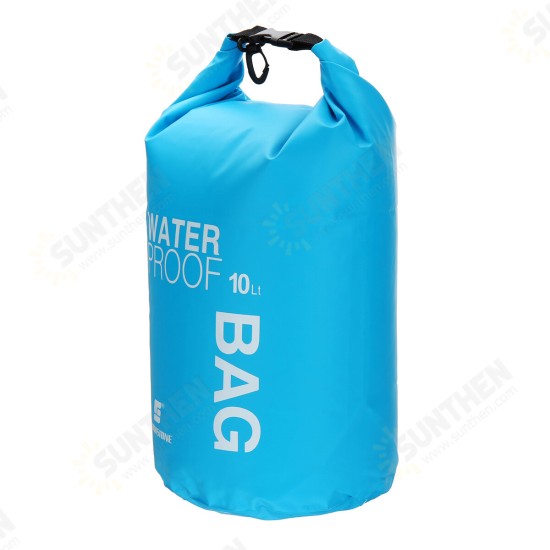 10L Outdoor Swimming Air Inflation Floating Mobile Phone Camera Storage PVC Waterproof Bag