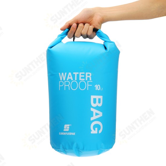 10L Outdoor Swimming Air Inflation Floating Mobile Phone Camera Storage PVC Waterproof Bag