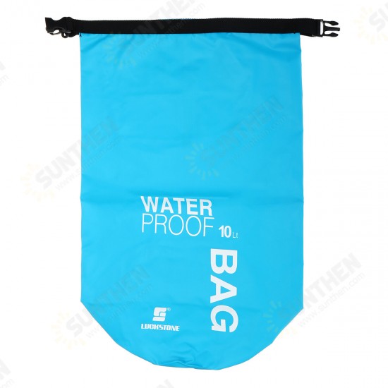 10L Outdoor Swimming Air Inflation Floating Mobile Phone Camera Storage PVC Waterproof Bag