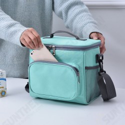 10L Portable Large Capacity with Separate Pocket Oxford Cloth Insulated Lunch Bag 10L Portable Large Capacity with Separate Pocket Oxford Cloth Insulated Lunch Bag