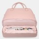 14 inch Large Capacity Macbook Storage Pack Travel Women Shoulder Tote Bag with Removable Drawstring Pouch
