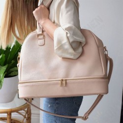 14 inch Large Capacity Macbook Storage Pack Travel Women Shoulder Tote Bag with Removable Drawstring Pouch 14 inch Large Capacity Macbook Storage Pack Travel Women Shoulder Tote Bag with Removable Drawstring Pouch