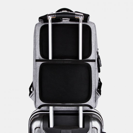 15.6 inch Bussiness Travel Multifunctional Large Capacity Waterproof Macbook Storage Shoulder Bag Backpack