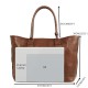 15.6 inch Large Capacity Genuine Leather Macbook Storage Bag Men Briefcases Tote Bag