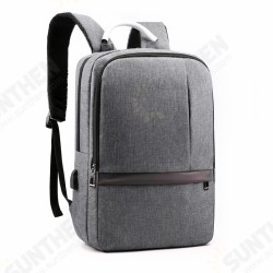 15.6 inch Men Oxford Extension Capacity Multi-Pocket with USB Charging Port Business Macbook Storage Bag Backpack 15.6 inch Men Oxford Extension Capacity Multi-Pocket with USB Charging Port Business Macbook Storage Bag Backpack