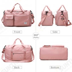 20inch Waterproof Outdoor Travel Bag Large Capacity with Shoes Compartment Storage Bag Short Tour Weekender Sports Gym Duffel Bag Luggage Shoulder Bag 20inch Waterproof Outdoor Travel Bag Large Capacity with Shoes Compartment Storage Bag Short Tour Weekender Sports Gym Duffel Bag Luggage Shoulder Bag