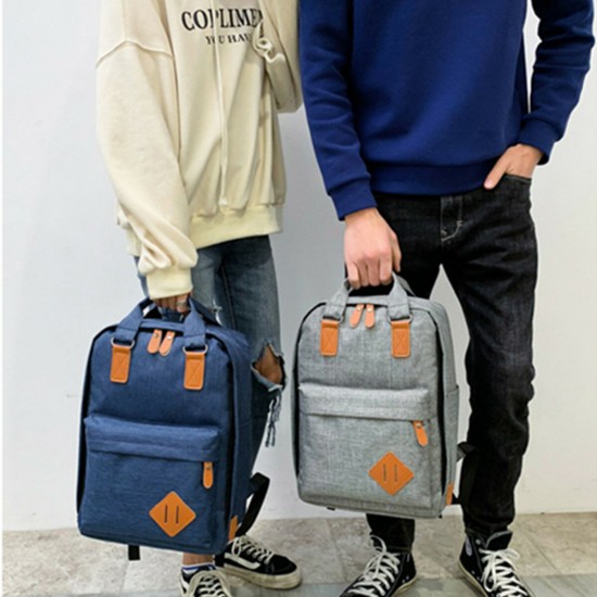 3PCS Men Women School Backpack Shoulder Bag Student Laptop Handbag Travel Tote