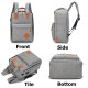 3PCS Men Women School Backpack Shoulder Bag Student Laptop Handbag Travel Tote 3PCS Men Women School Backpack Shoulder Bag Student Laptop Handbag Travel Tote