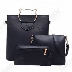 3PCS/ Set Fashion PU Leather Mobile Phone Tablet Storage Shoulder Crossbody Bag Handbag Wallet Purse 3PCS/ Set Fashion PU Leather Mobile Phone Tablet Storage Shoulder Crossbody Bag Handbag Wallet Purse