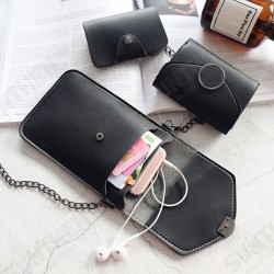 3PCS/ Set Fashion with Touch Screen Window Mobile Phone Storage Crossbody Shoulder Bag Card Holder Purse 3PCS/ Set Fashion with Touch Screen Window Mobile Phone Storage Crossbody Shoulder Bag Card Holder Purse