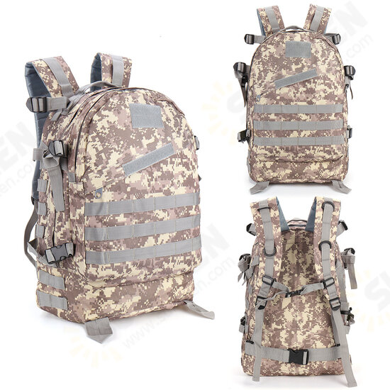 40L Large Capacity 600D Waterproof Oxford Macbook Storage Bag Camouflage Backpack