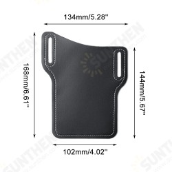 5-6 inch Retro PU Leather Mobile Phone Storage Bag Wallet Belt Waist Packs 5-6 inch Retro PU Leather Mobile Phone Storage Bag Wallet Belt Waist Packs