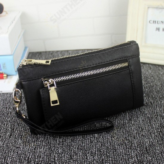 5.5 Inch Women's Long Wallet Handbag Clutch Bag Phone Bag Keys Bag For iPhone 7/7 Plus Samsung