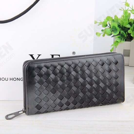 5.5 Inch Women's PU Woven Texture Long Wallet Phone Bag Handbag For iPhone 7/7 PLus Samsung S7 Edge 5.5 Inch Women's PU Woven Texture Long Wallet Phone Bag Handbag For iPhone 7/7 PLus Samsung S7 Edge