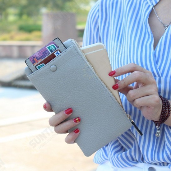 5.5 Inch Women's Vintage Litchi Stria PU Long Wallet Phone Bag Handbag For iPhone 7/7 Plus Samsung 5.5 Inch Women's Vintage Litchi Stria PU Long Wallet Phone Bag Handbag For iPhone 7/7 Plus Samsung
