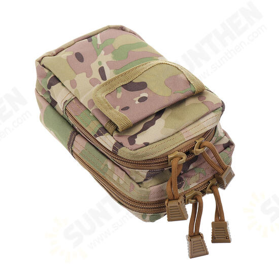 6 Inch Tactical Molle Pouch Waist Bag Phone Bag For Outdoor Sports Hiking Climbing