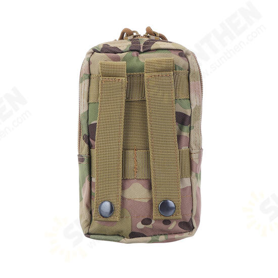 6 Inch Tactical Molle Pouch Waist Bag Phone Bag For Outdoor Sports Hiking Climbing