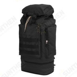 60L+10L Expanded Large Capacity with Mobile Phone Storage Side Bag Outdoor Hiking Backpack 60L+10L Expanded Large Capacity with Mobile Phone Storage Side Bag Outdoor Hiking Backpack