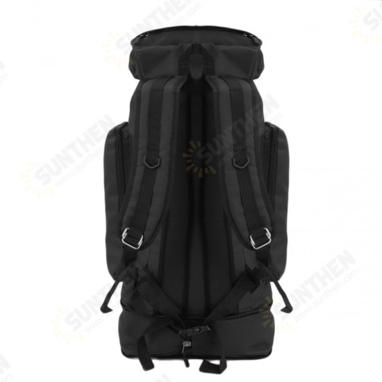 60L+10L Expanded Large Capacity with Mobile Phone Storage Side Bag Outdoor Hiking Backpack