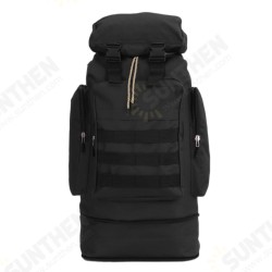 60L+10L Expanded Large Capacity with Mobile Phone Storage Side Bag Outdoor Hiking Backpack 60L+10L Expanded Large Capacity with Mobile Phone Storage Side Bag Outdoor Hiking Backpack