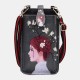 6.5 inch Causal Cartoon PU Leather Mobile Phone Storage Crossbody Bag