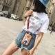 6.5 inch Causal Cartoon PU Leather Mobile Phone Storage Crossbody Bag