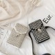 6.5 inch Rhinestone Decoration Mobile Phone Storage Women Crossbody Bag Waist Packs