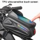 7 inch Waterproof Bicycle Bag Touch Screen MTB Road Bike Top Tube Frame Handlebar Bag Cycling Pouch