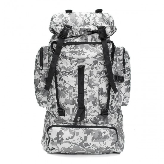 70L Large Capacity Camouflage Outdoor Camping Hiking Travel Waterproof Macbook Tablet Storage Bag Backpack Luggage