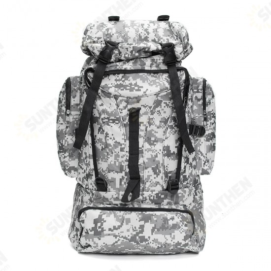 70L Large Capacity Camouflage Outdoor Camping Hiking Travel Waterproof Macbook Tablet Storage Bag Backpack Luggage