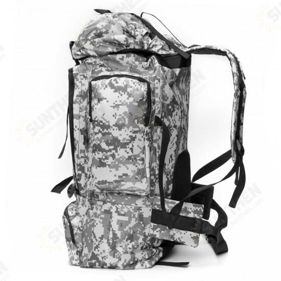 70L Large Capacity Camouflage Outdoor Camping Hiking Travel Waterproof Macbook Tablet Storage Bag Backpack Luggage