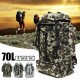 70L Large Capacity Camouflage Outdoor Camping Hiking Travel Waterproof Macbook Tablet Storage Bag Backpack Luggage
