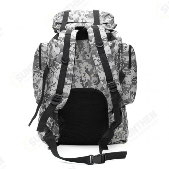 70L Large Capacity Camouflage Outdoor Camping Hiking Travel Waterproof Macbook Tablet Storage Bag Backpack Luggage