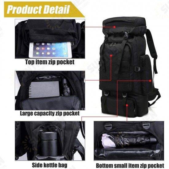 80L Large Capacity with Mobile Phone Storage Bags Outdoor Hiking Backpack 80L Large Capacity with Mobile Phone Storage Bags Outdoor Hiking Backpack