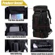 80L Large Capacity with Mobile Phone Storage Bags Outdoor Hiking Backpack