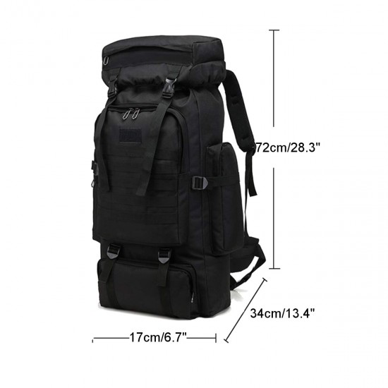 80L Large Capacity with Mobile Phone Storage Bags Outdoor Hiking Backpack