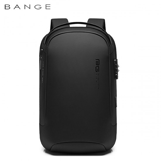 15.6 inch Travel Waterproof with Lock USB Port Shockproof Large Capacity Macbook Storage Bag Men Backpack