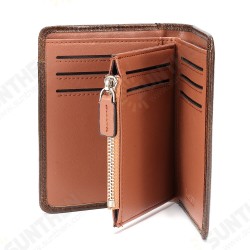 RFID Casual Business with Multi-Pocket Card Holders Oil Leather Short Wallet Coin Purse RFID Casual Business with Multi-Pocket Card Holders Oil Leather Short Wallet Coin Purse