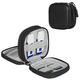 Double Layers Portable Anti-shock Earphone Accessory Storage Bag U Flash Disk Collection Box