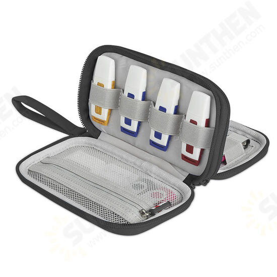 Double Layers Portable Anti-shock Earphone Accessory Storage Bag U Flash Disk Collection Box