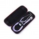 41*15*5.5cm Portable Oximeter Blood Glucose Meter Set Storage Box Dual Zipper Anti-slip Rubber Handle EVA Storage Bag