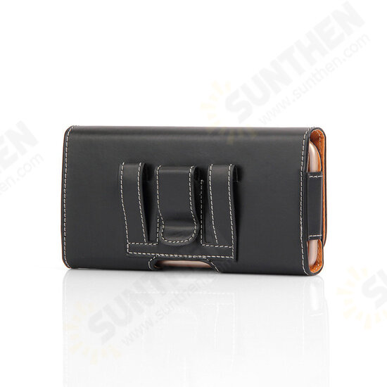 4.7/5.5 inch Bussiness PU Leather Mobile Phone Money Coin Hiking Sport Men Phone Bag Belt Waist Bag Sidebag Pack